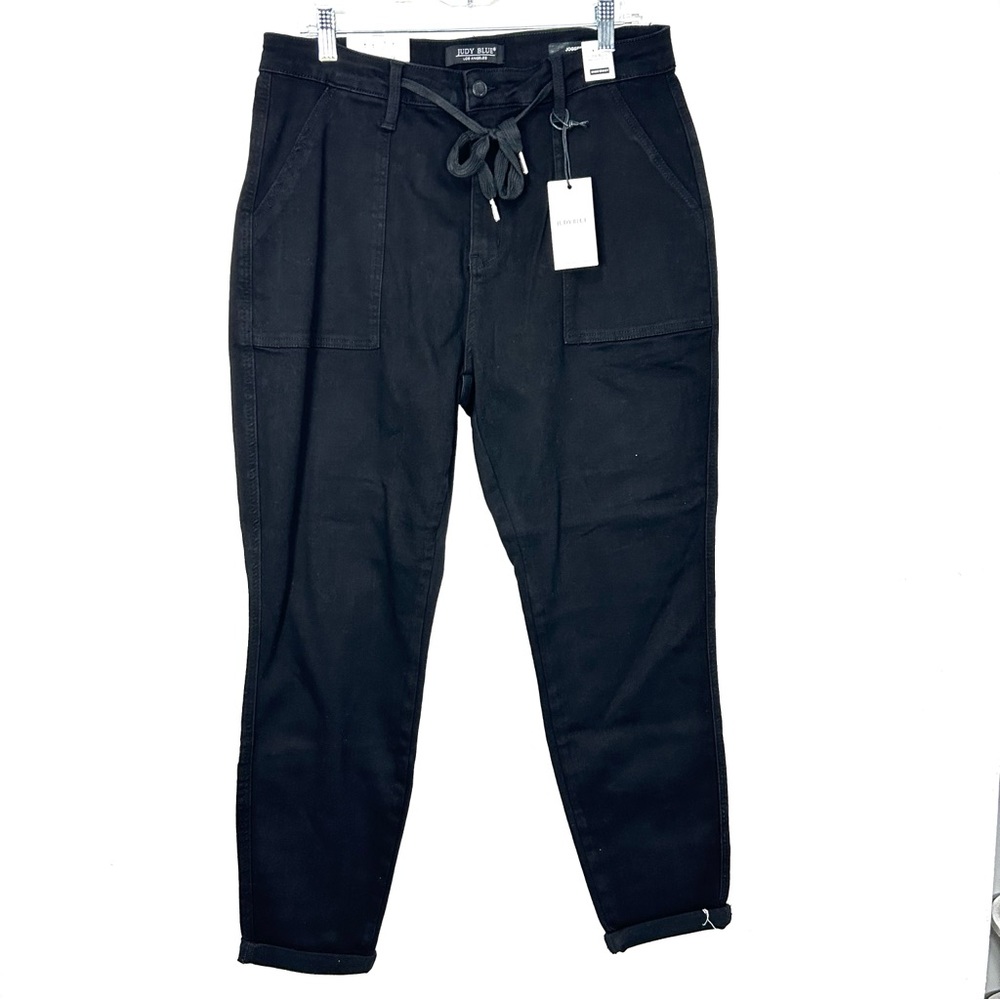 Judy Blue NWT Black Relaxed Fit Joggers N21